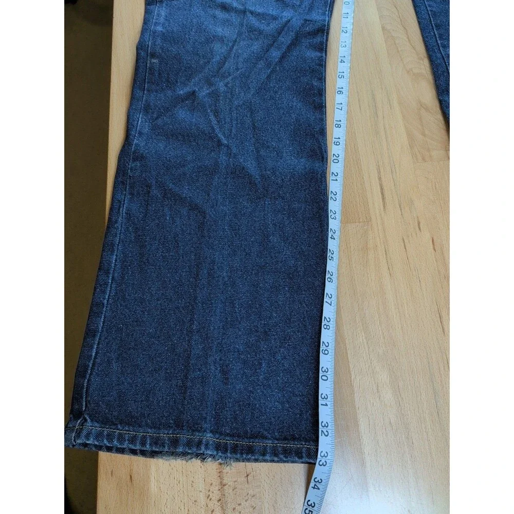 Levis 517 Jeans Mens 38x33 Blue Bootcut Denim Pants Dark Wash Western Workwear